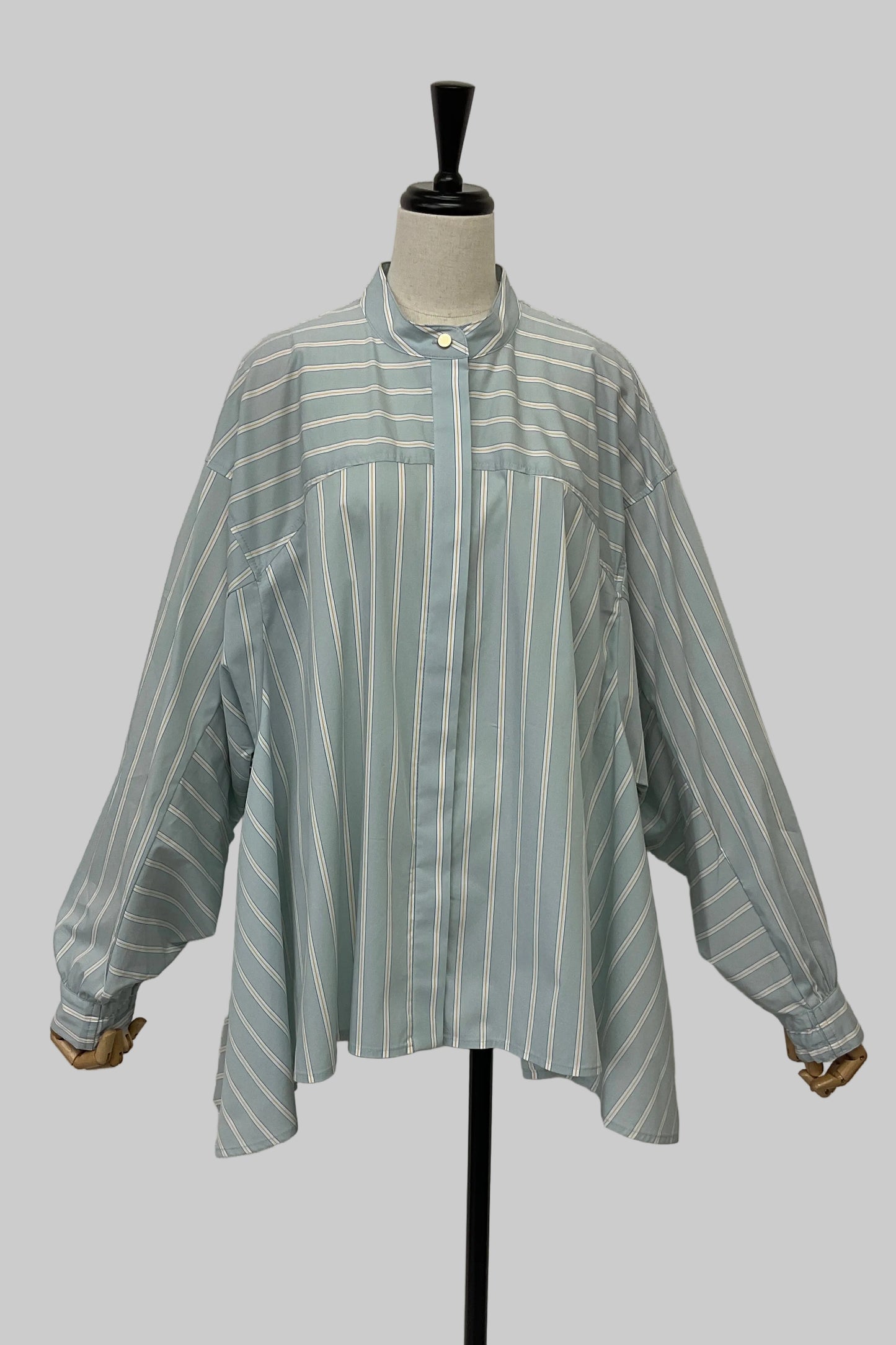 ストライプフレアシャツ