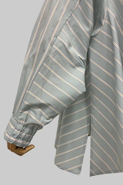 ストライプフレアシャツ