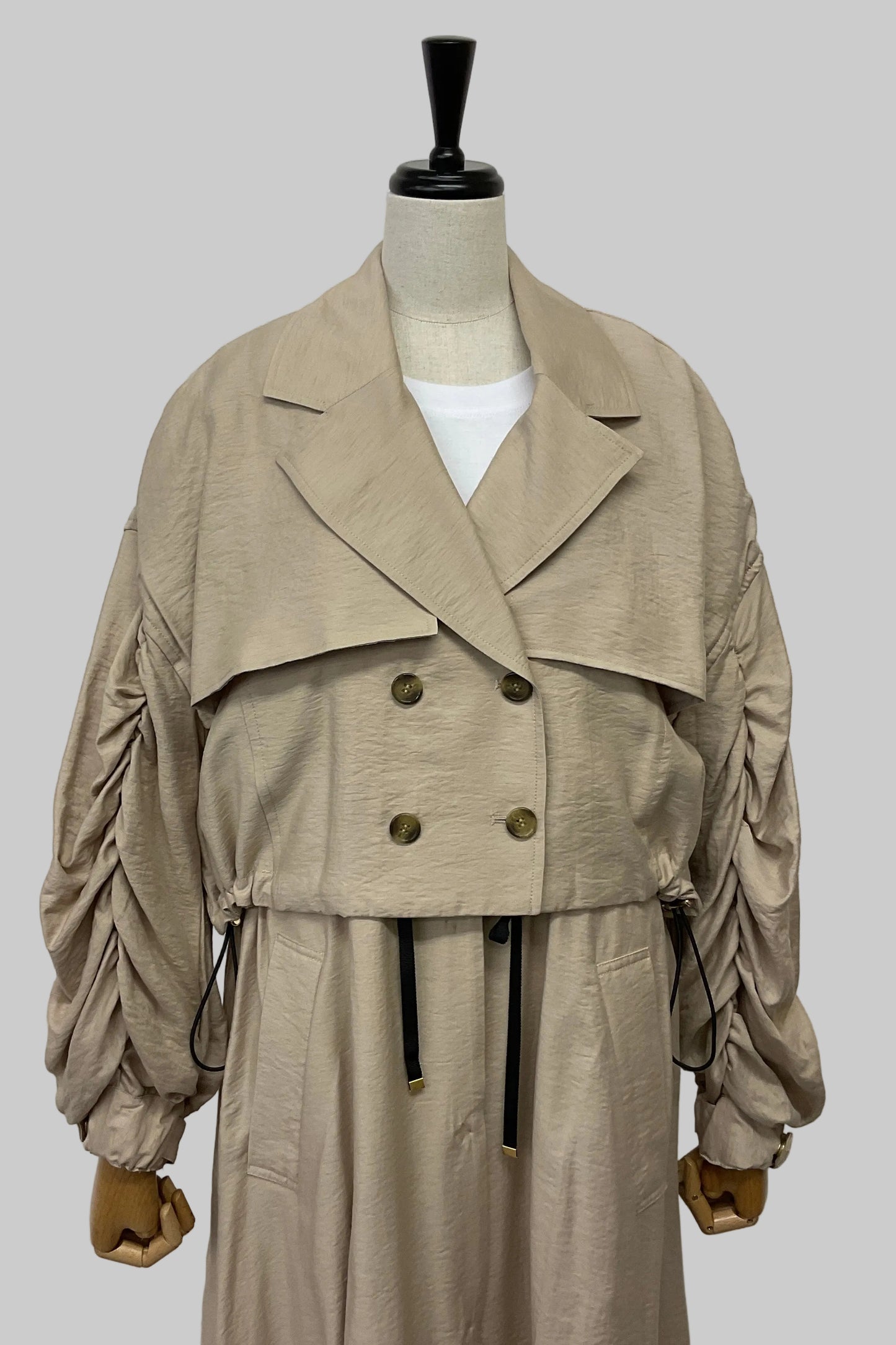 ワッシャーショートコート