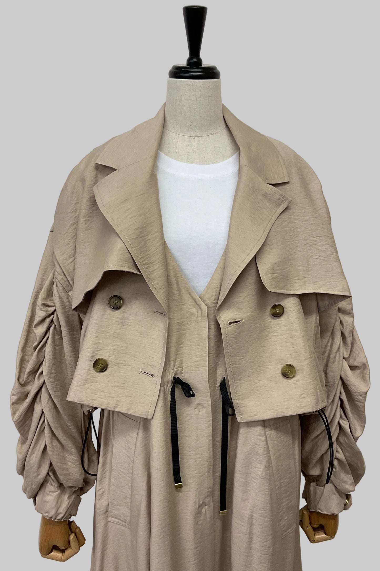 ワッシャーショートコート