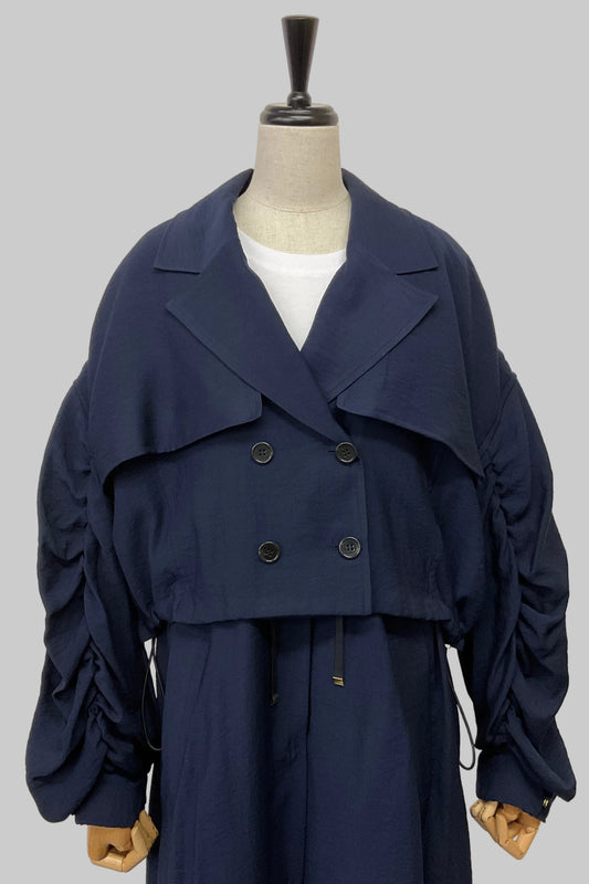 ワッシャーショートコート