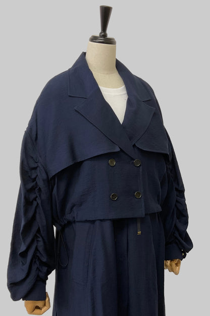 ワッシャーショートコート