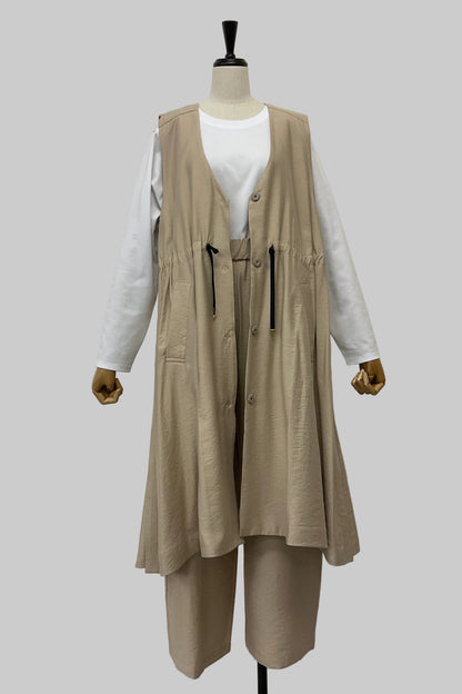 ワッシャーロングジレ