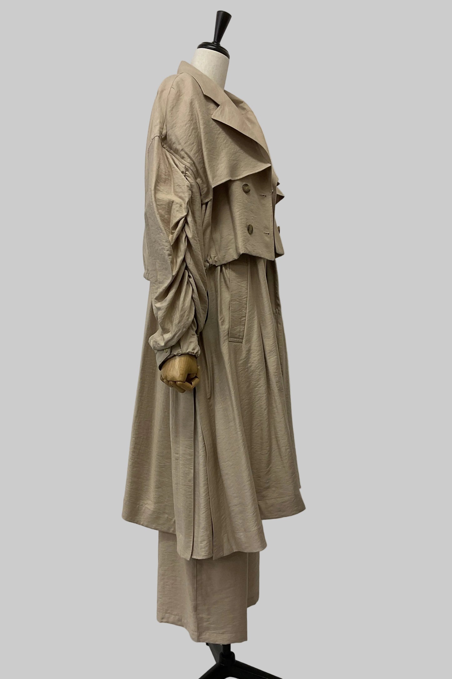 ワッシャーショートコート