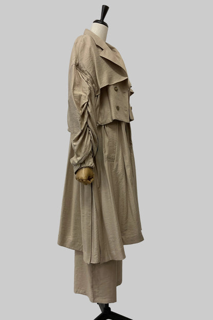 ワッシャーショートコート