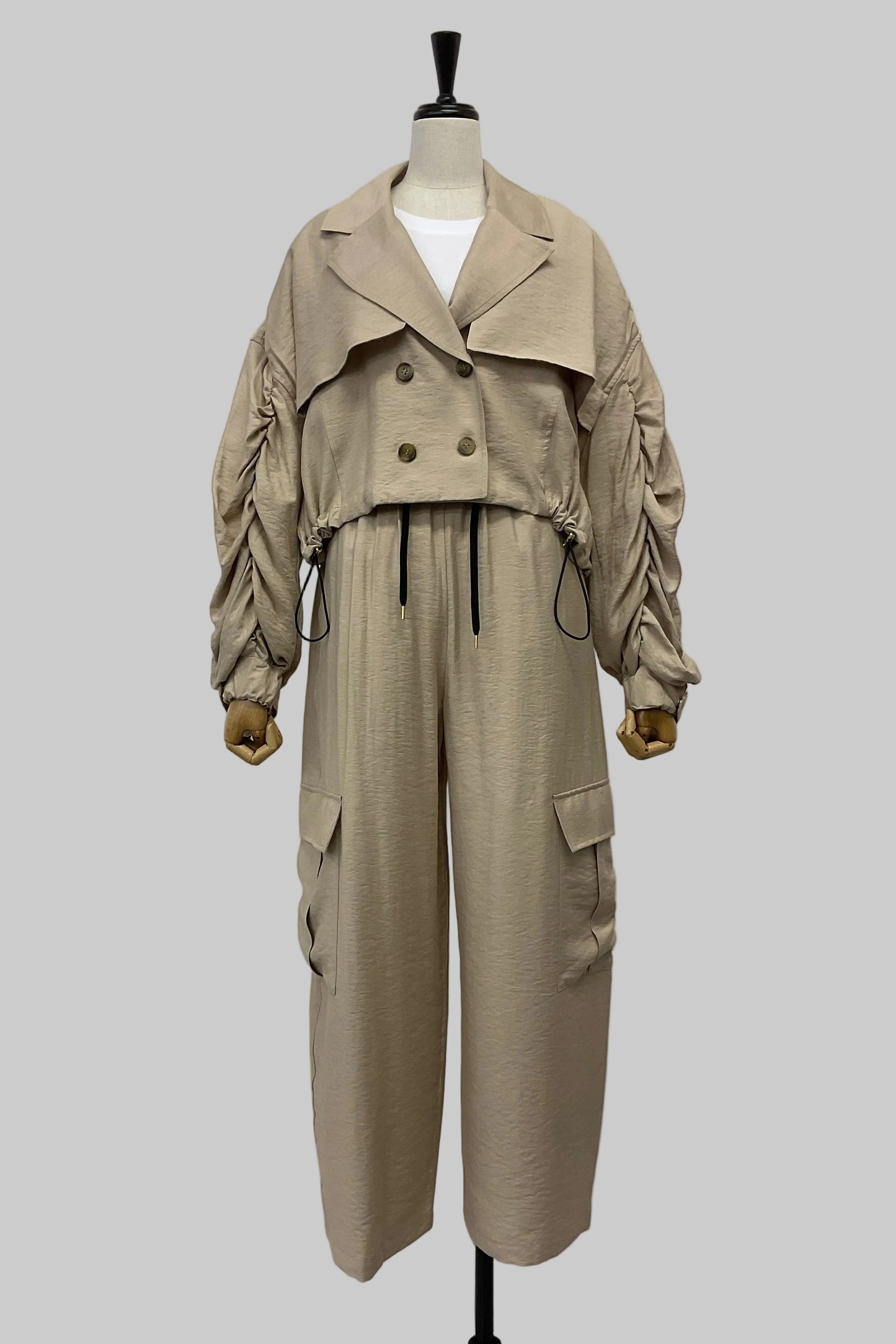 ワッシャーショートコート