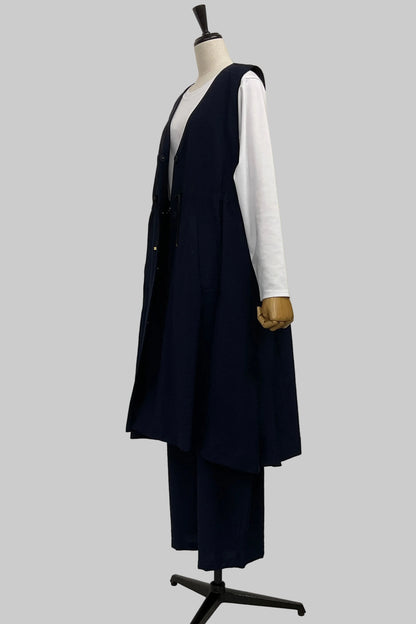 ワッシャーロングジレ