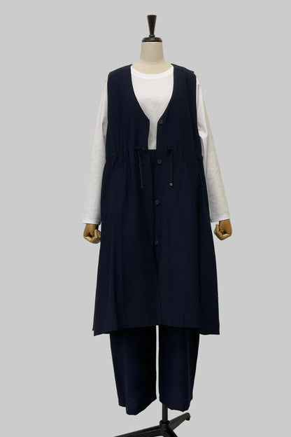 ワッシャーロングジレ