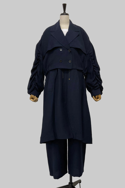 ワッシャーショートコート