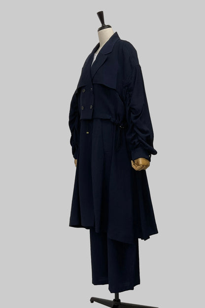 ワッシャーショートコート