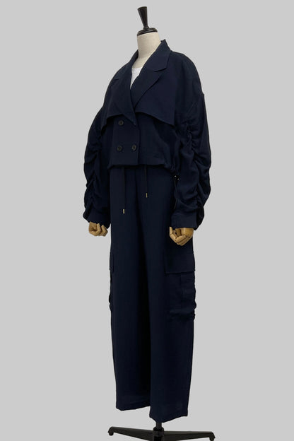 ワッシャーショートコート