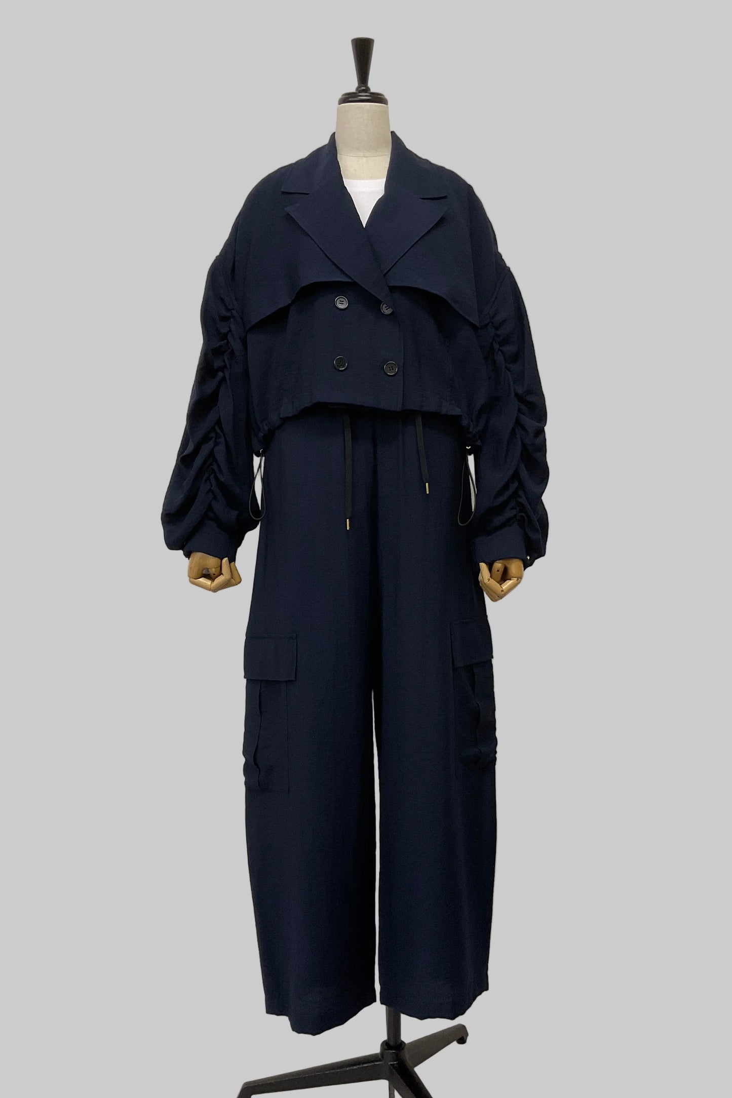 ワッシャーショートコート