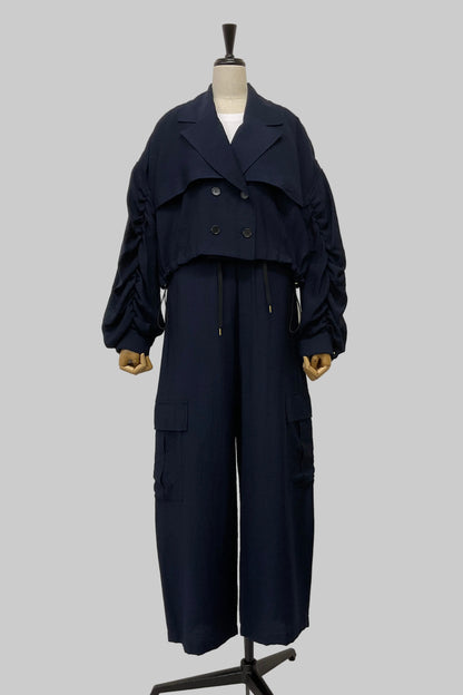 ワッシャーショートコート