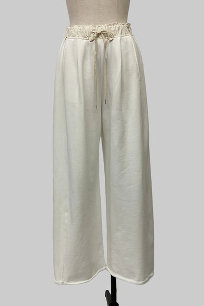 〈30%OFF〉裏毛ワイドパンツ