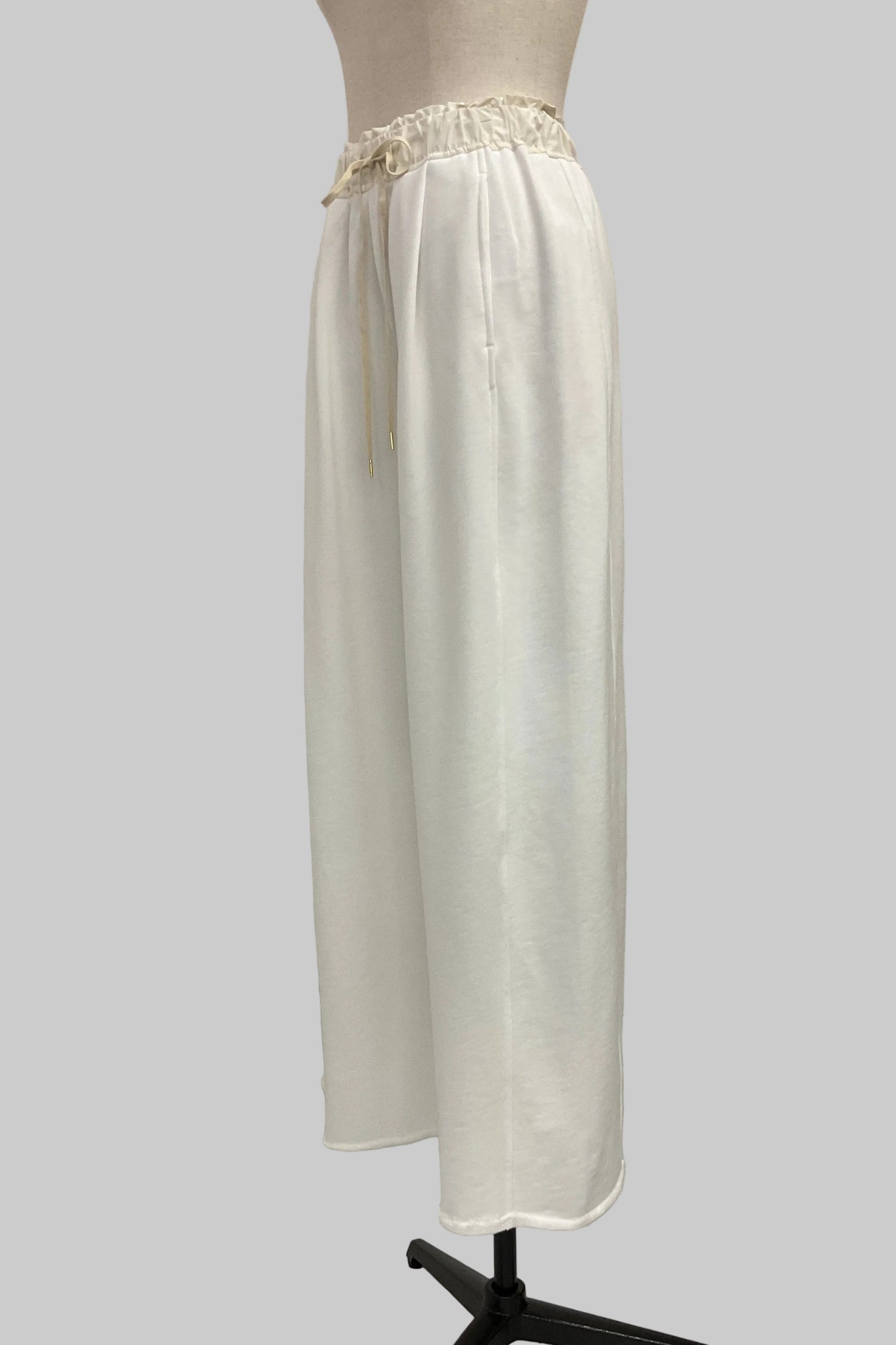 〈30%OFF〉裏毛ワイドパンツ