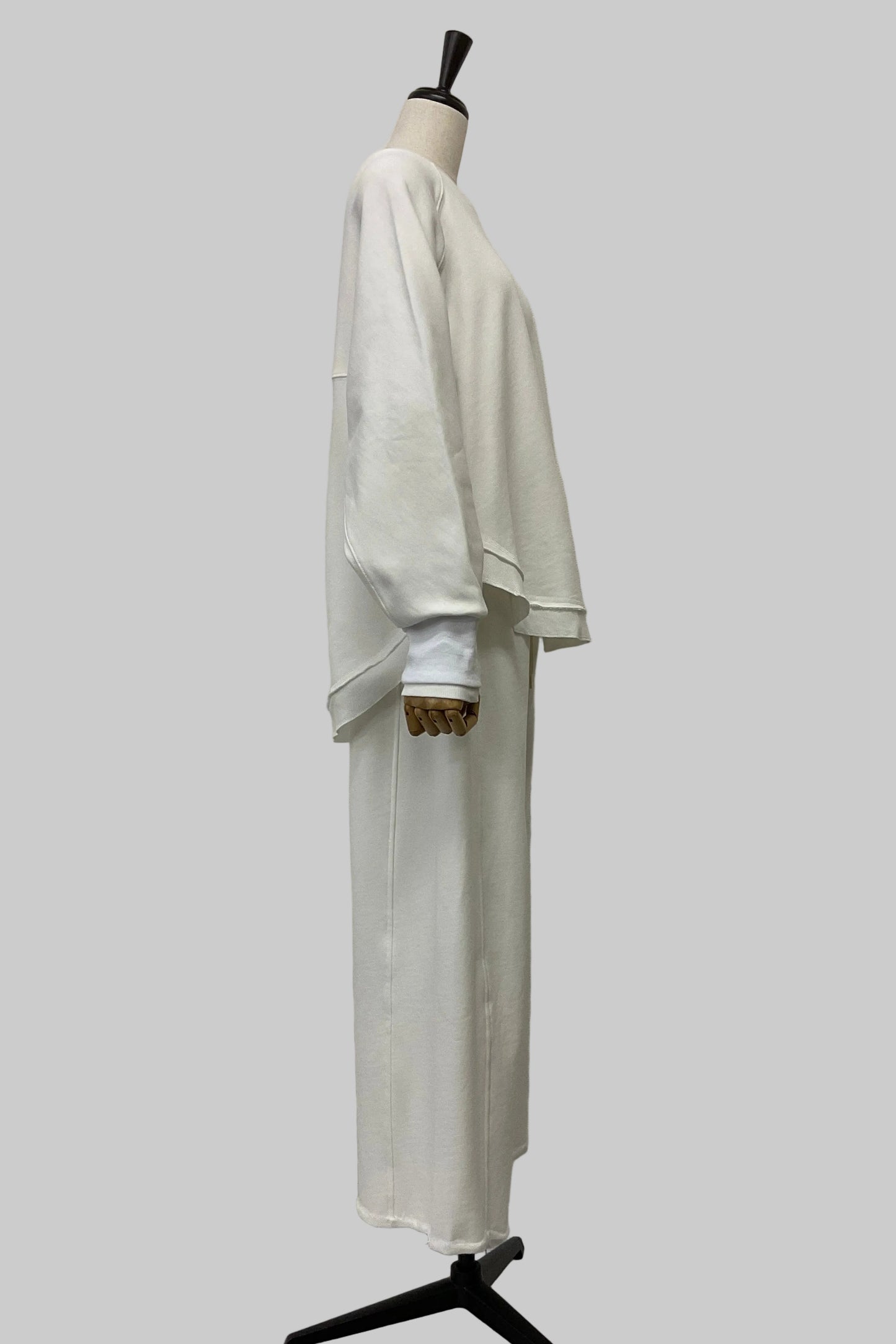 裏毛レイヤード風プルオーバー