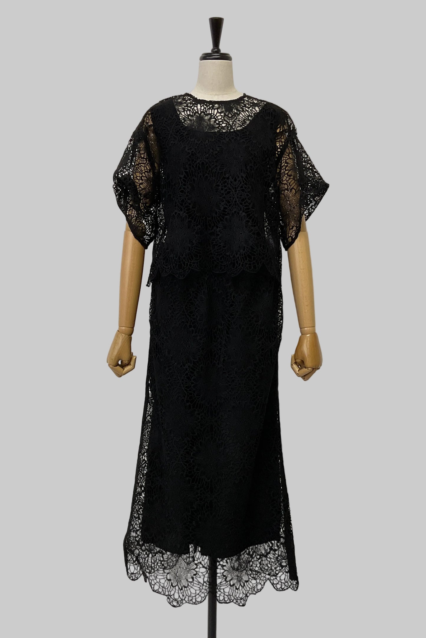 2WAYスカラップレースブラウス