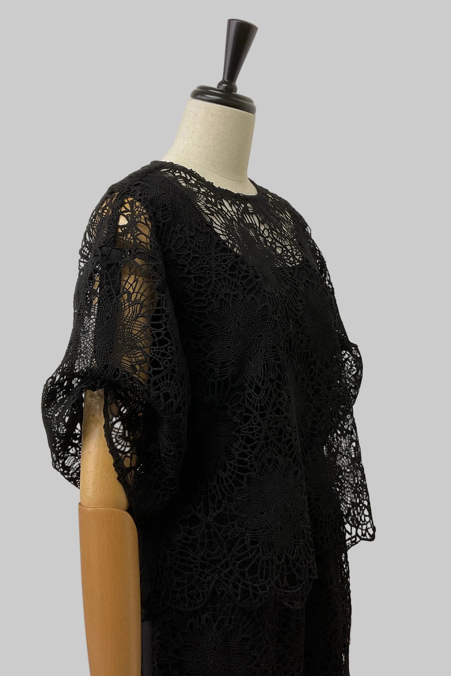 2WAYスカラップレースブラウス