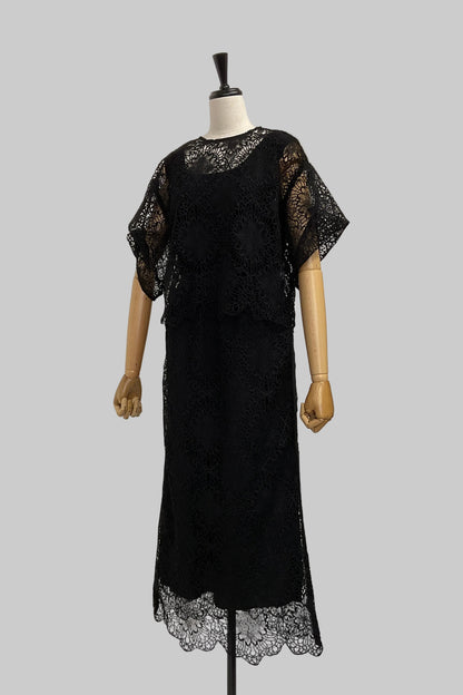 2WAYスカラップレースブラウス