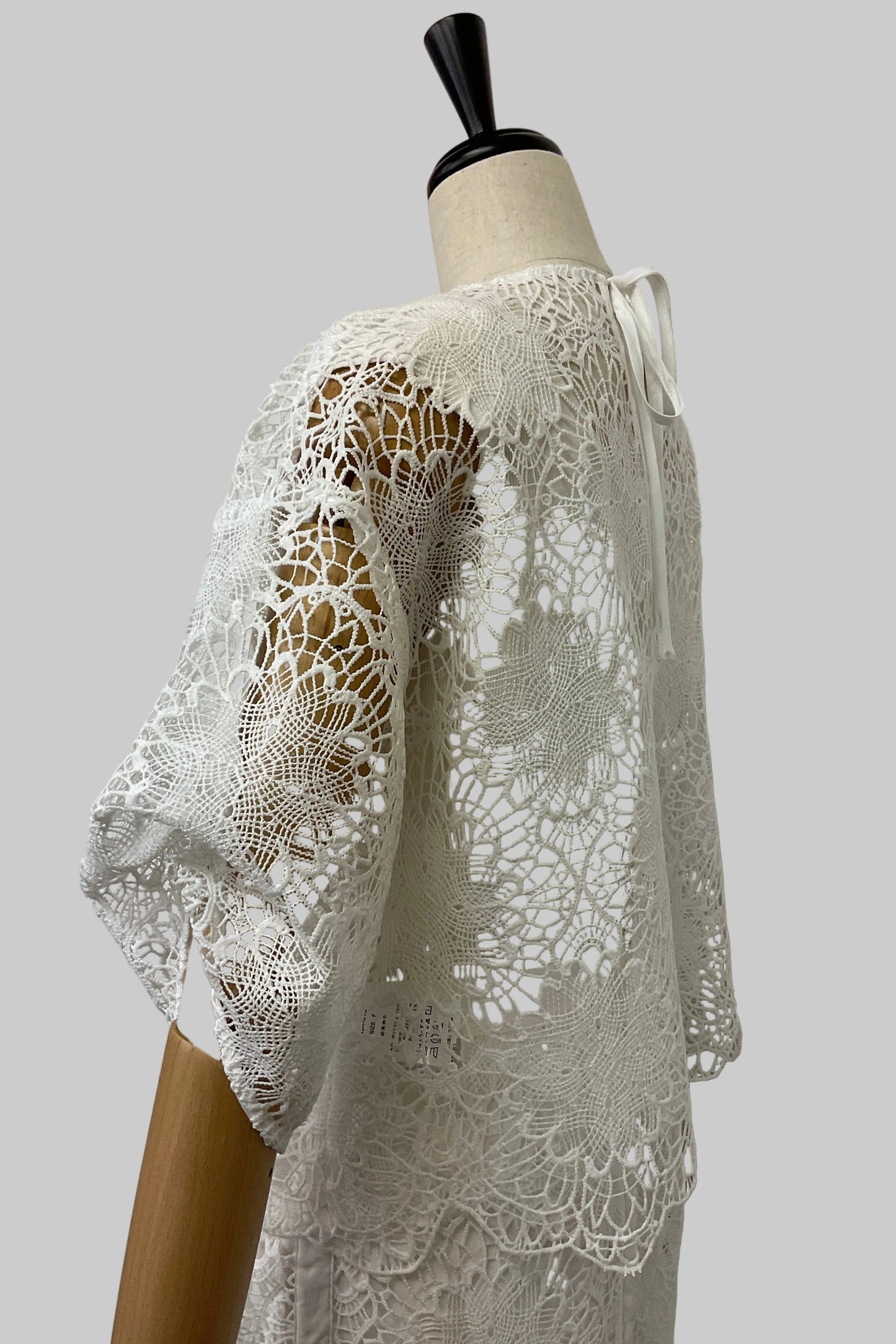 2WAYスカラップレースブラウス