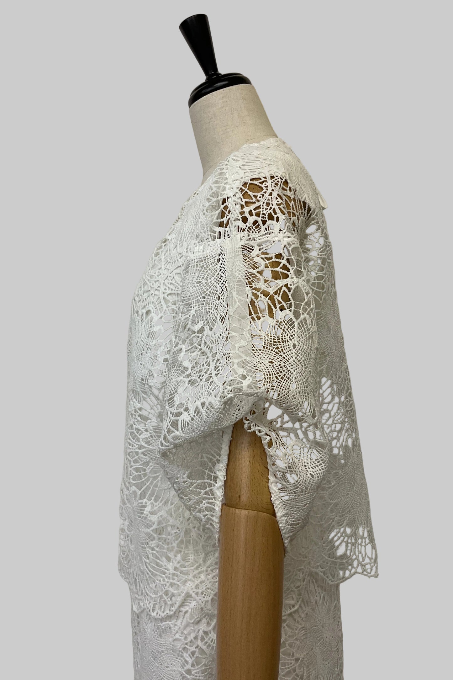 2WAYスカラップレースブラウス