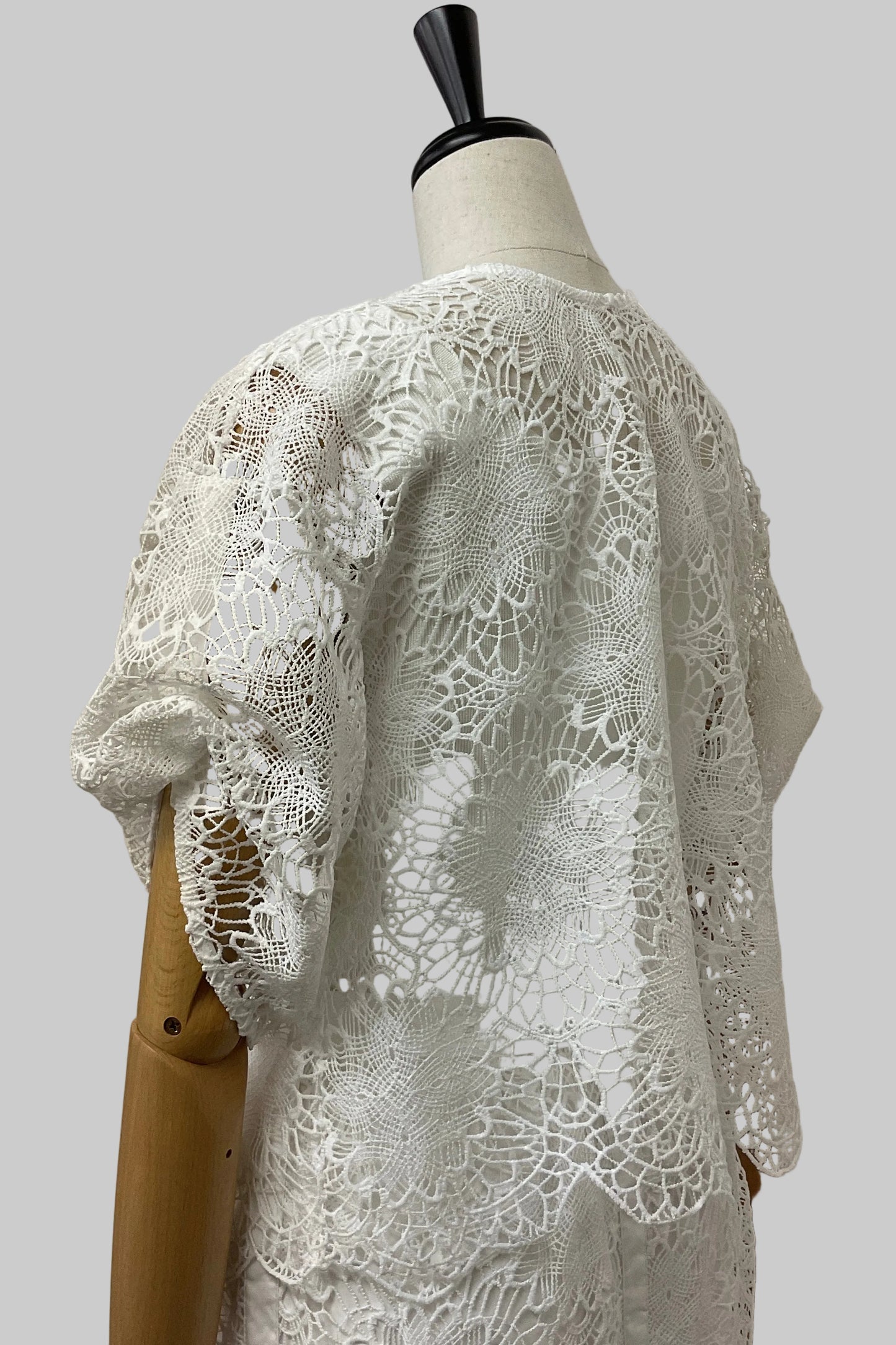 2WAYスカラップレースブラウス