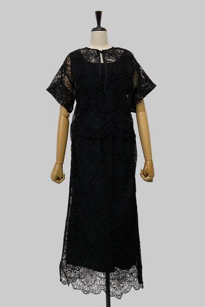 2WAYスカラップレースブラウス