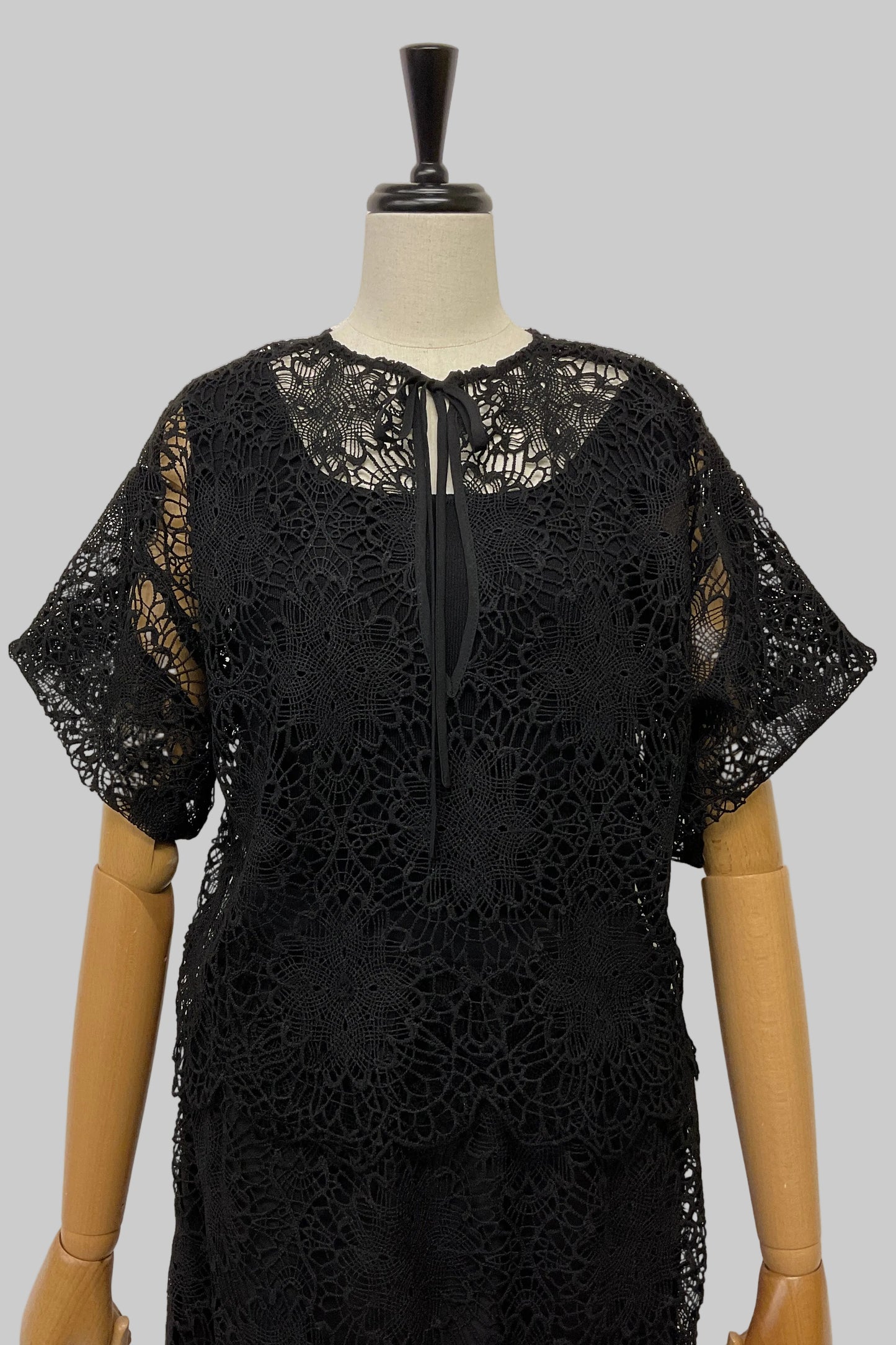 2WAYスカラップレースブラウス