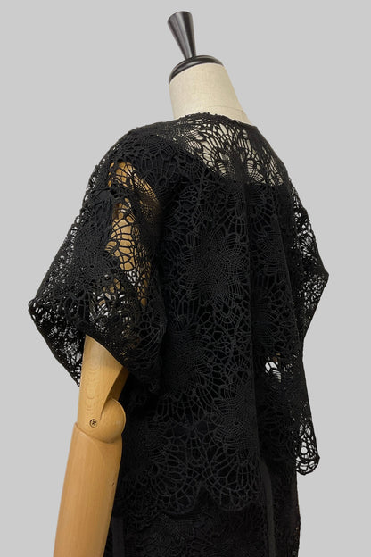 2WAYスカラップレースブラウス