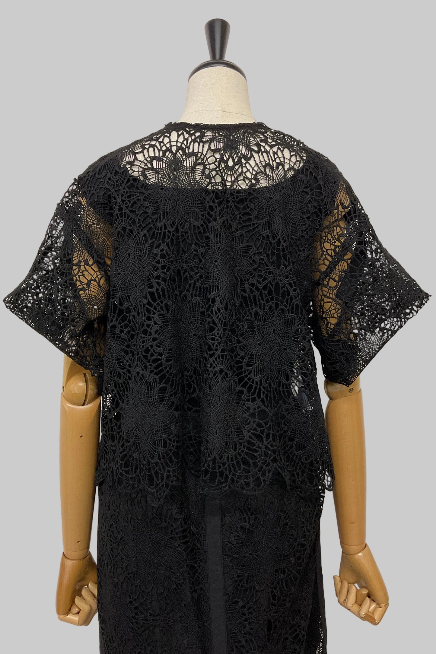 2WAYスカラップレースブラウス