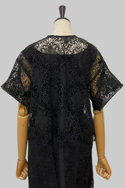 2WAYスカラップレースブラウス