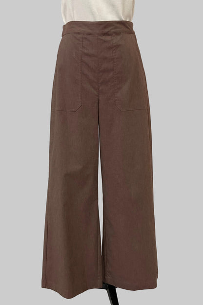 バックラッシュリネンワイドパンツ