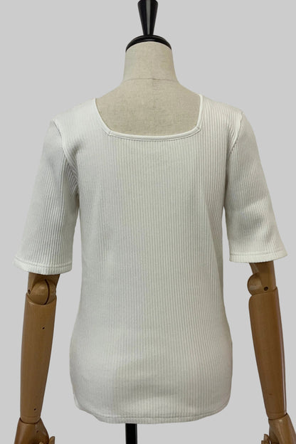 2WAYリブカットTシャツ