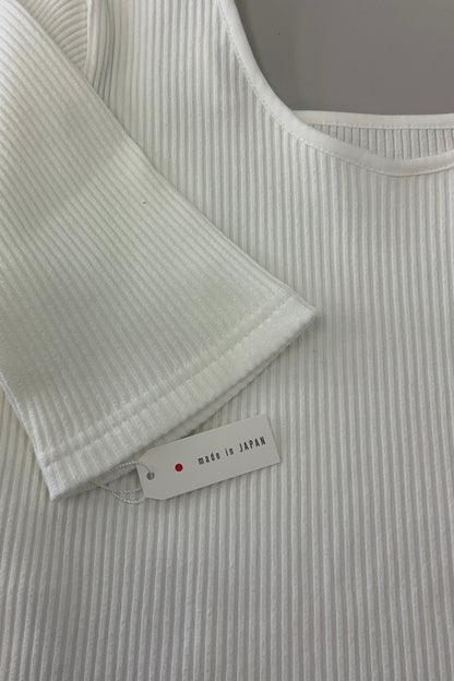 2WAYリブカットTシャツ