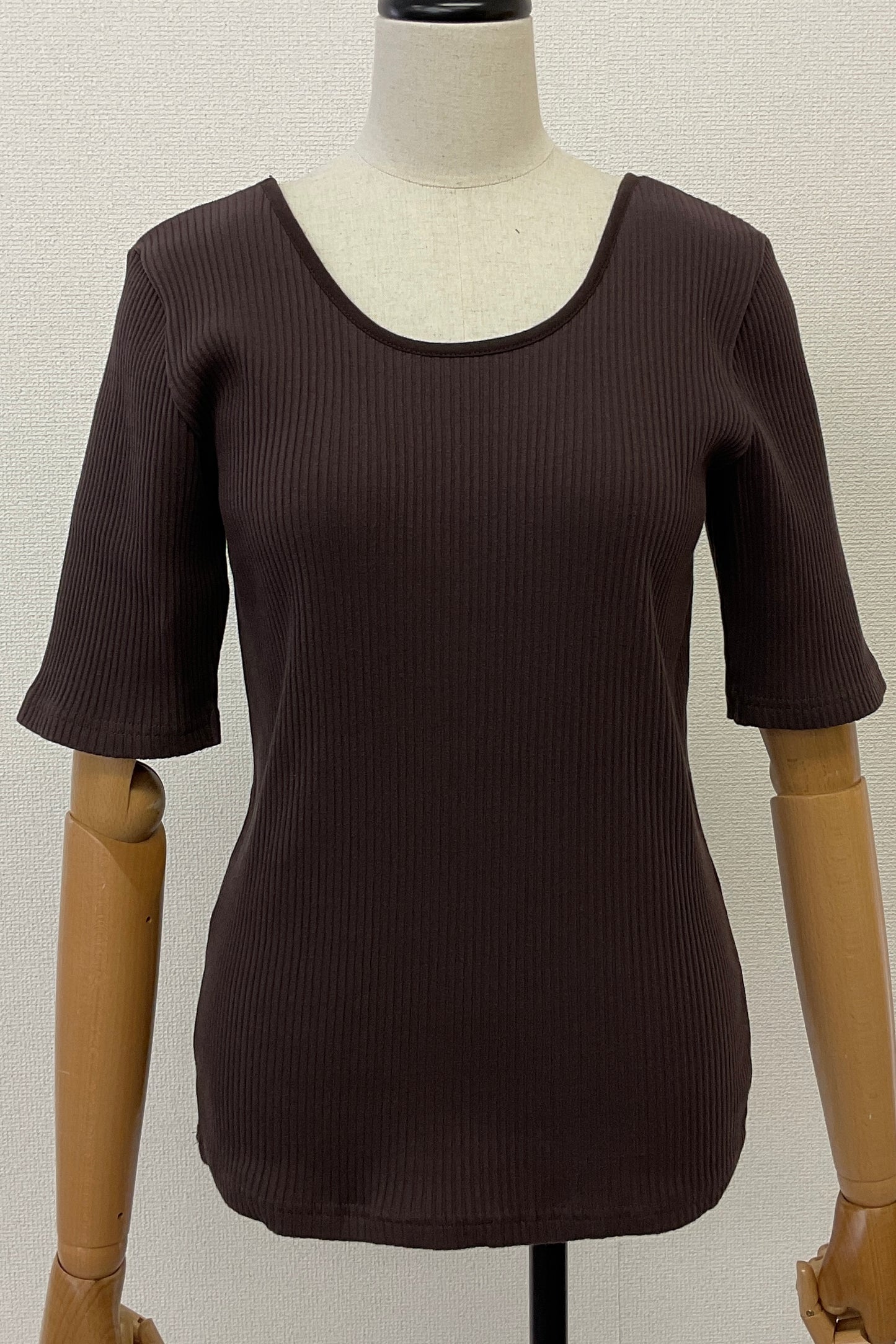 2WAYリブカットTシャツ