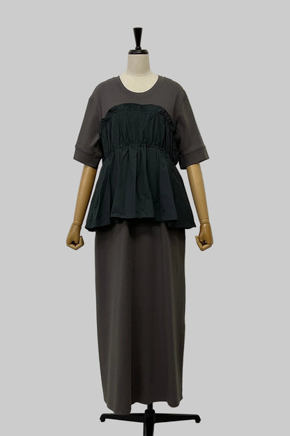 〈ご試着キャンペーン対象品〉ビスチェドッキングワンピース