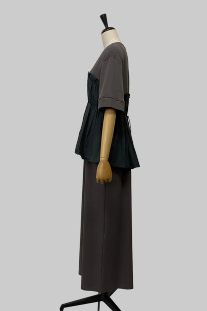 〈ご試着キャンペーン対象品〉ビスチェドッキングワンピース