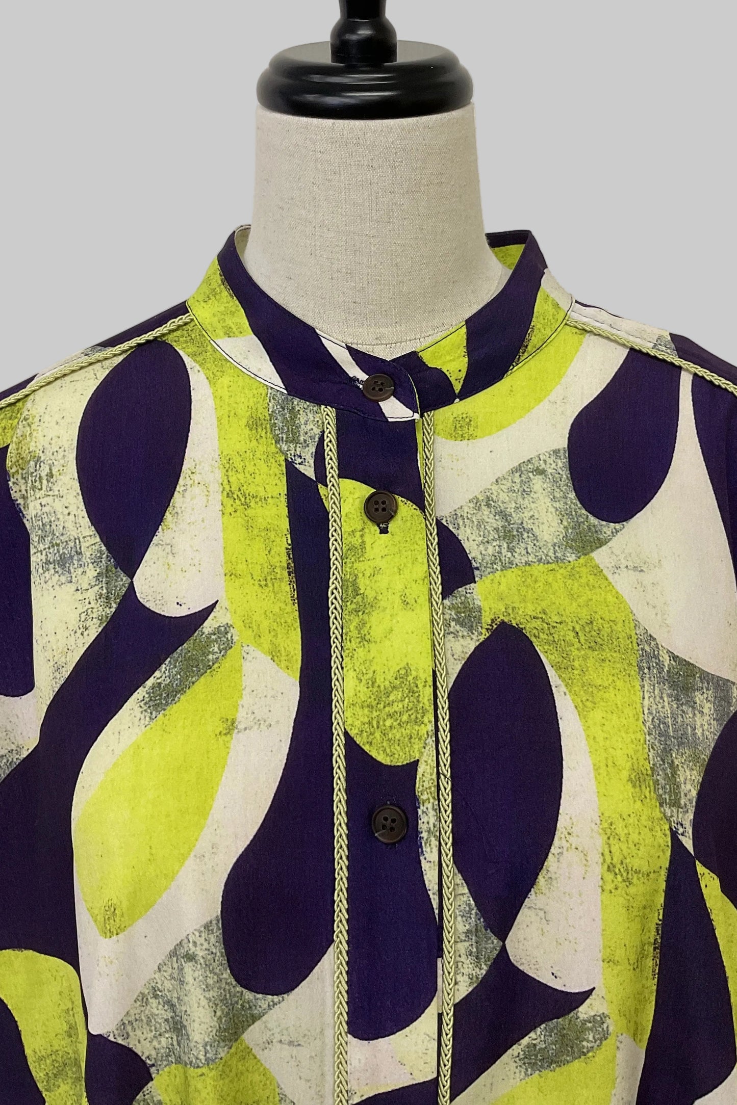 〈ご試着キャンペーン対象品〉アート柄シャツワンピース