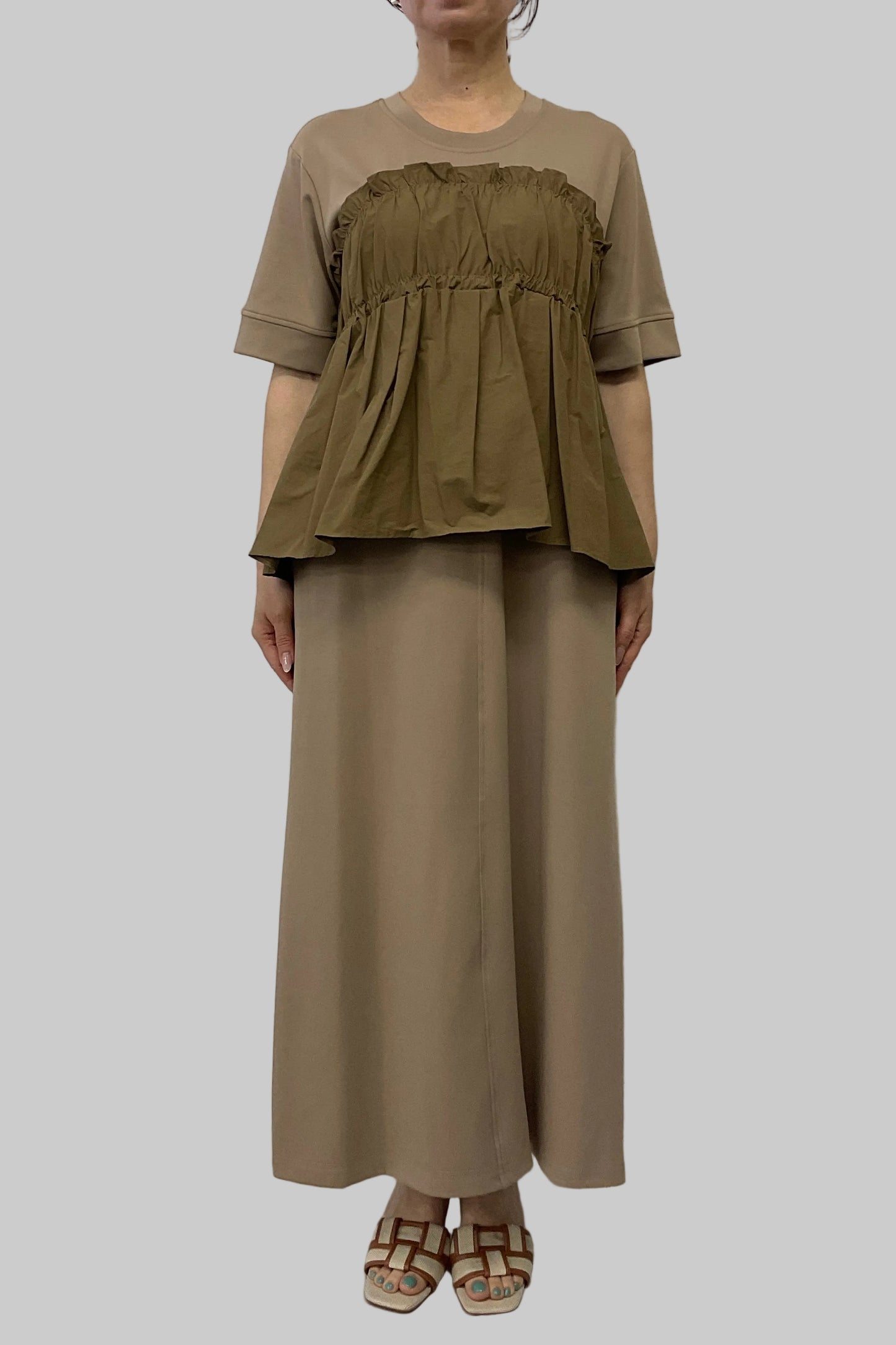 〈ご試着キャンペーン対象品〉ビスチェドッキングワンピース