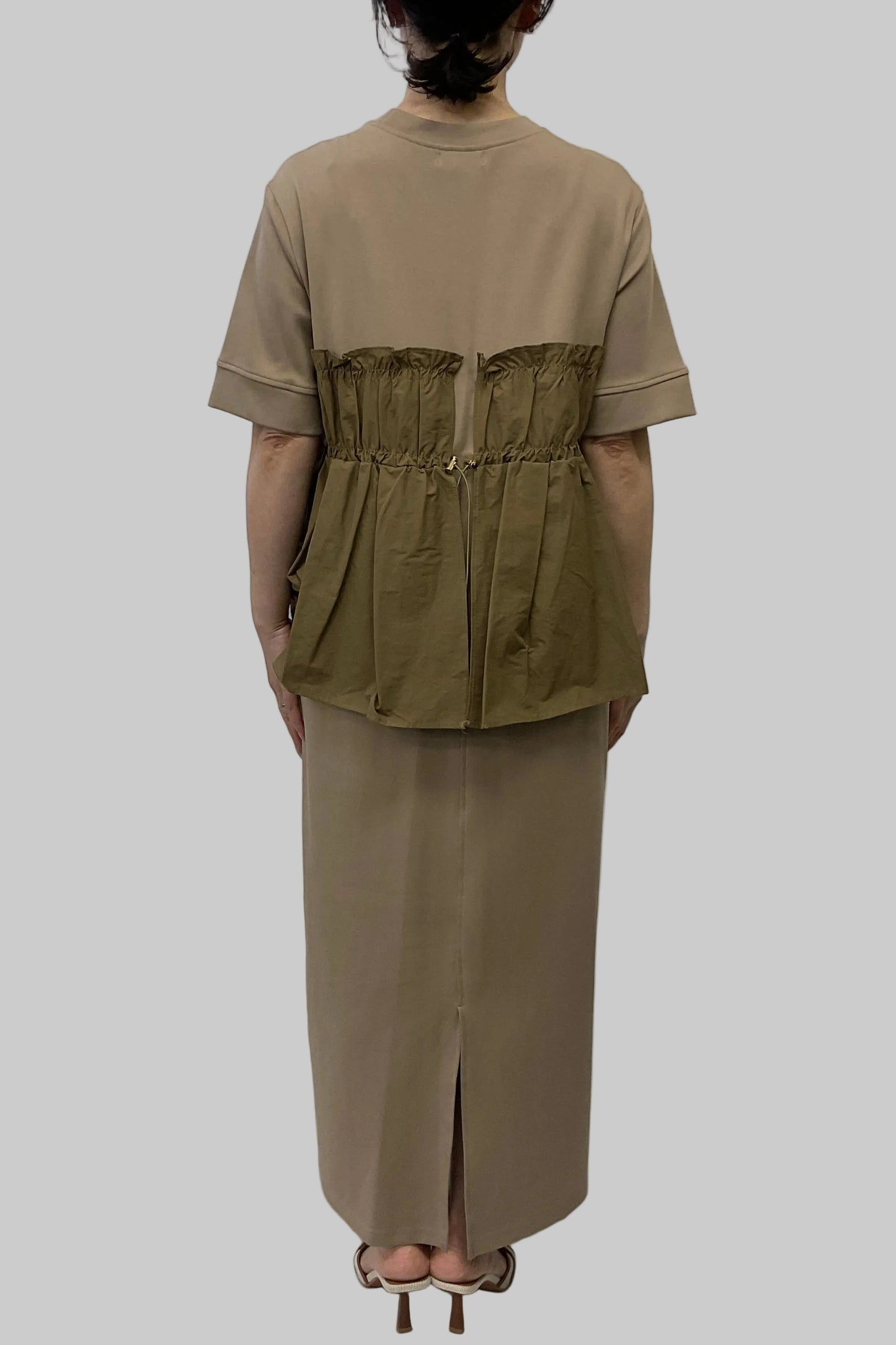 〈ご試着キャンペーン対象品〉ビスチェドッキングワンピース