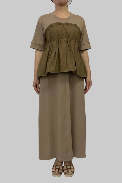 〈ご試着キャンペーン対象品〉ビスチェドッキングワンピース