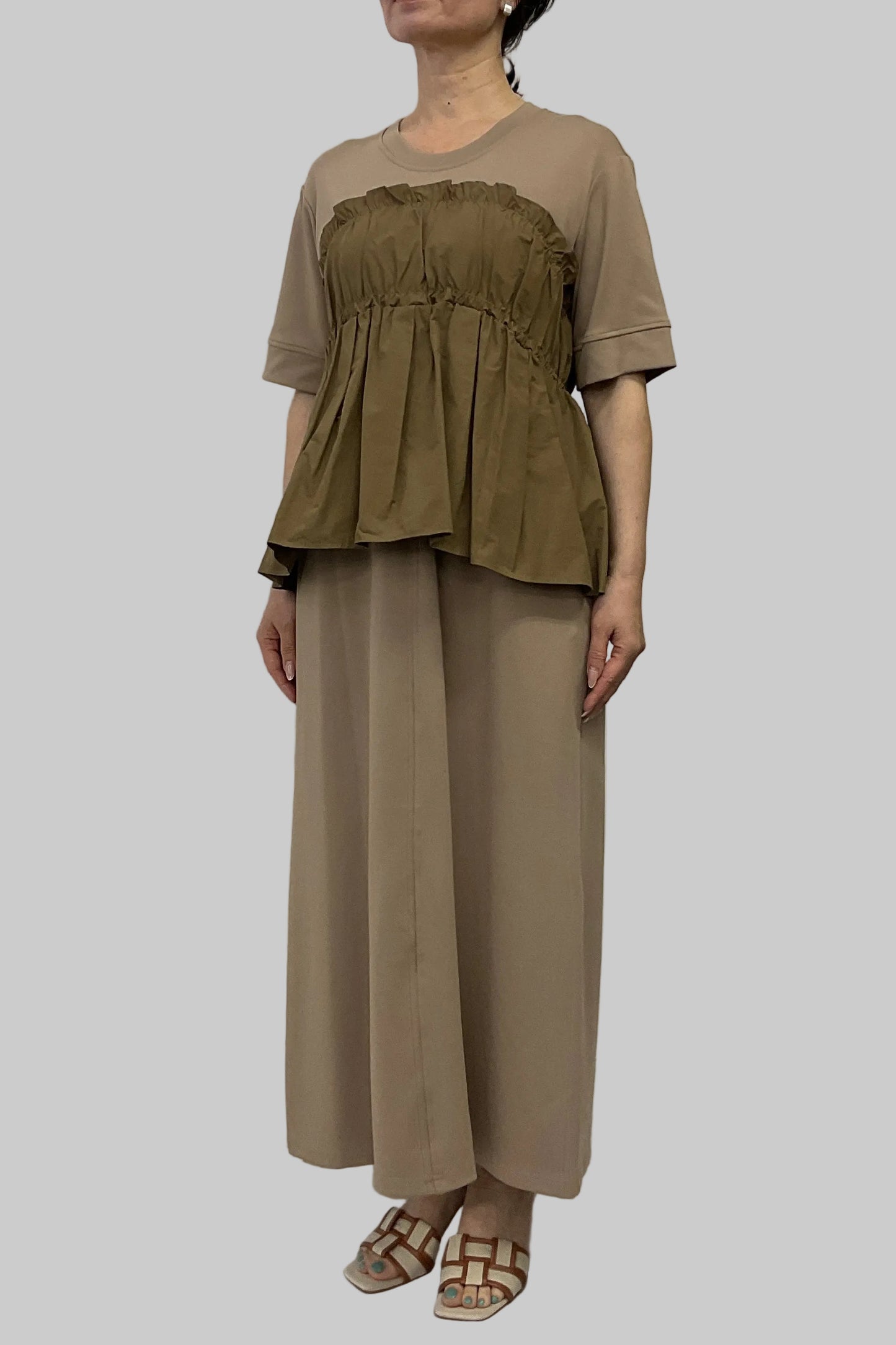 〈ご試着キャンペーン対象品〉ビスチェドッキングワンピース