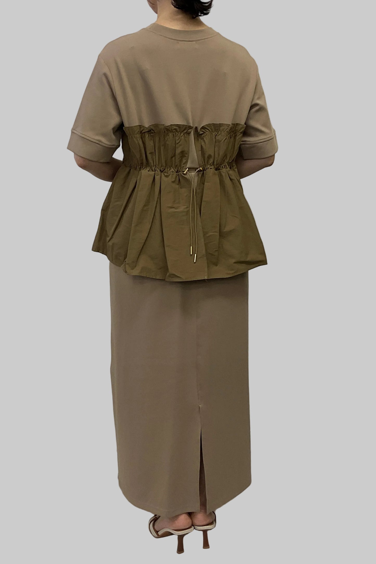 〈ご試着キャンペーン対象品〉ビスチェドッキングワンピース