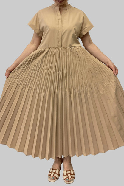 〈ご試着キャンペーン対象品〉プリーツAラインワンピース