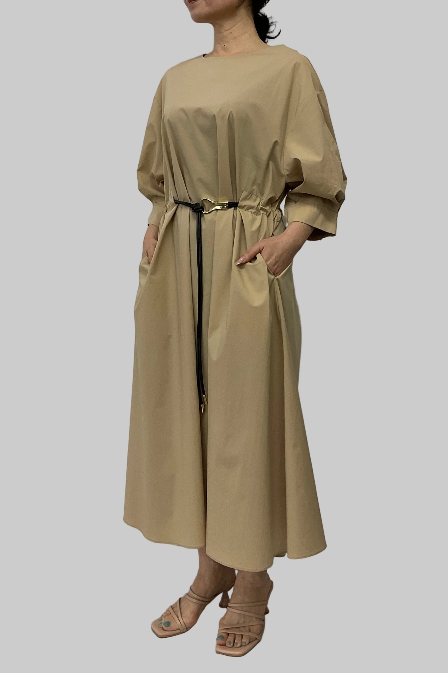 〈20%OFF〉ロープベルト付きワンピース