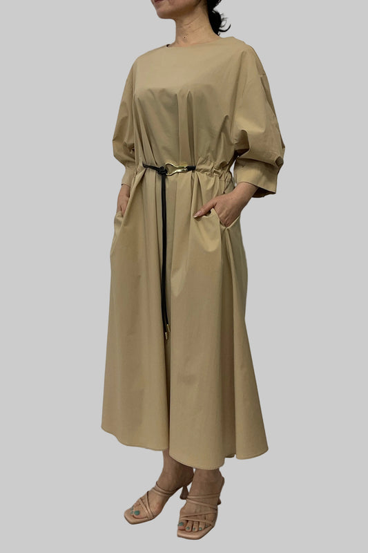 〈ご試着キャンペーン対象品〉ロープベルト付きワンピース