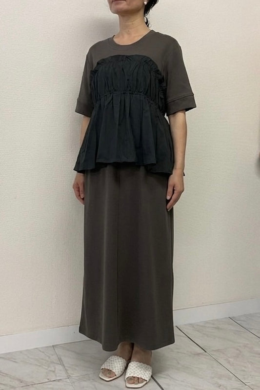 〈ご試着キャンペーン対象品〉ビスチェドッキングワンピース