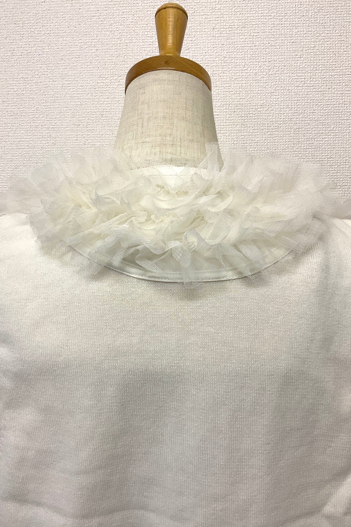 〈30%OFF〉チュールフリルニットベスト