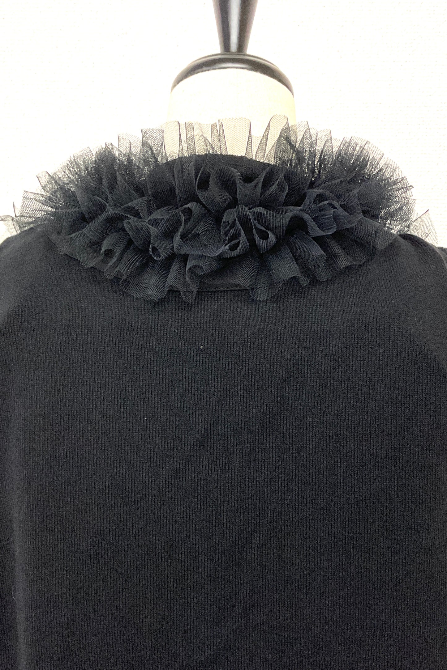 〈30%OFF〉チュールフリルニットベスト
