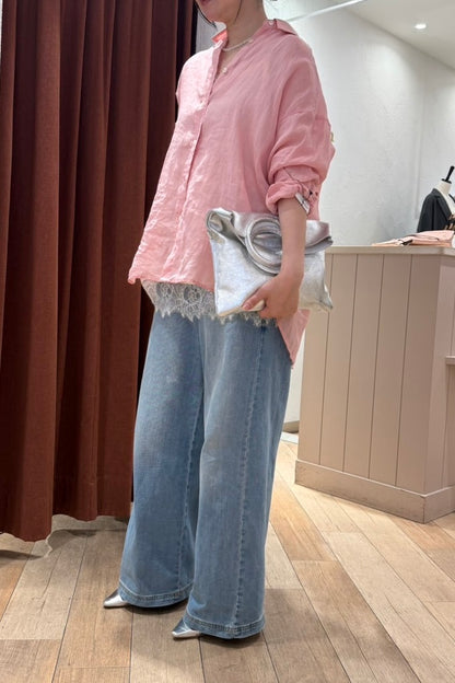 シアーリネンシャツ